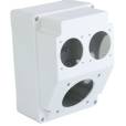 Tp Electric Üres ipari doboz 3 fázisú  aljzathoz 1 fázisú aljzathoz 2 furat